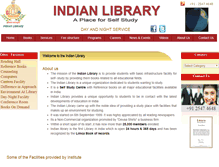 Tablet Screenshot of indianlibrarythane.com